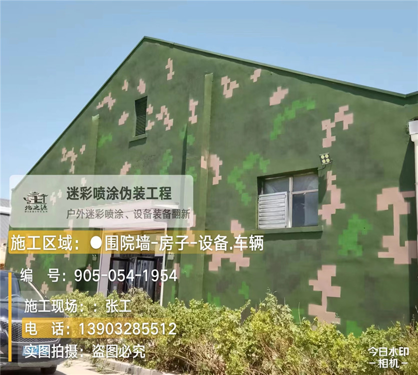 红桥外墙数码迷彩漆施工报价清单(100㎡标准墙面测算)